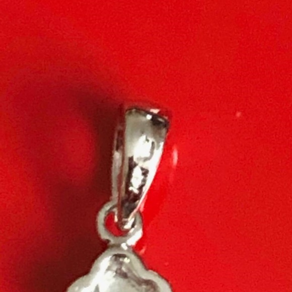 14K Gold Diamond Cross Pendant - Picture 4 of 5